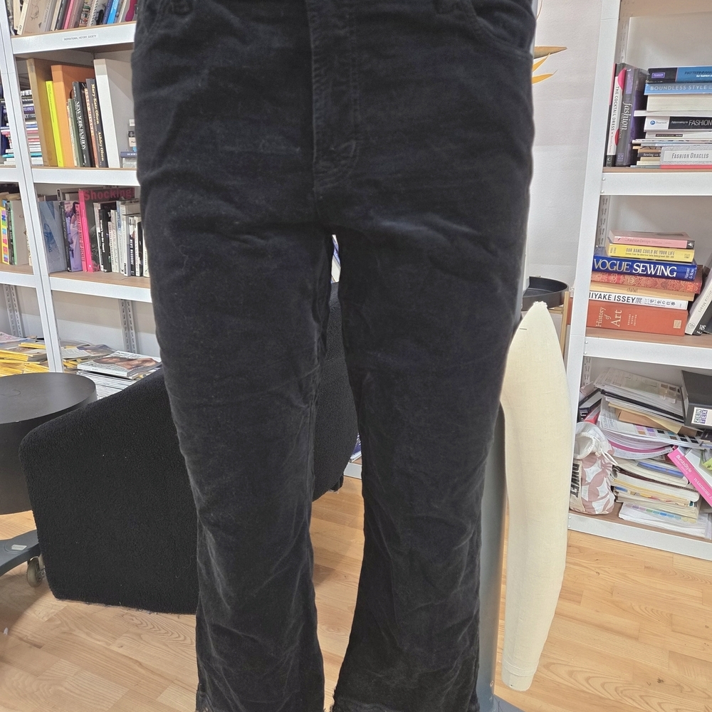 J Brand Black Corduroy Straight Leg Pants